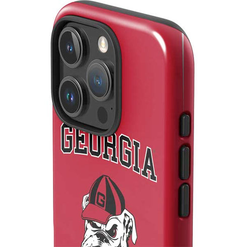 University of Georgia Bulldogs Logo iPhone 16 Pro Max Impact Case